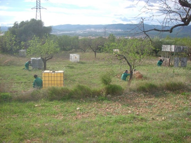 En una partida de paintball